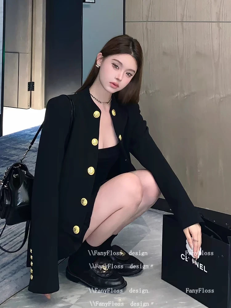 秋季重工轻奢早秋气质外套重工设计感短款时尚显瘦炸街小众设计师