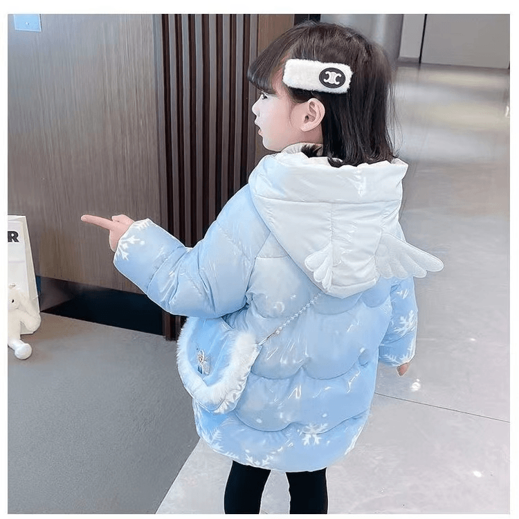【小扬哥推荐】儿童冬装加绒加厚时尚羽绒服免洗棉袄女童冬季洋气