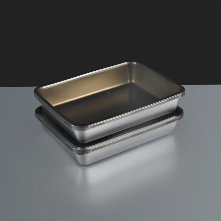 【2200ml】316不锈钢保鲜盒商用带盖冰箱密封饭盒收纳盒食品盒餐盆