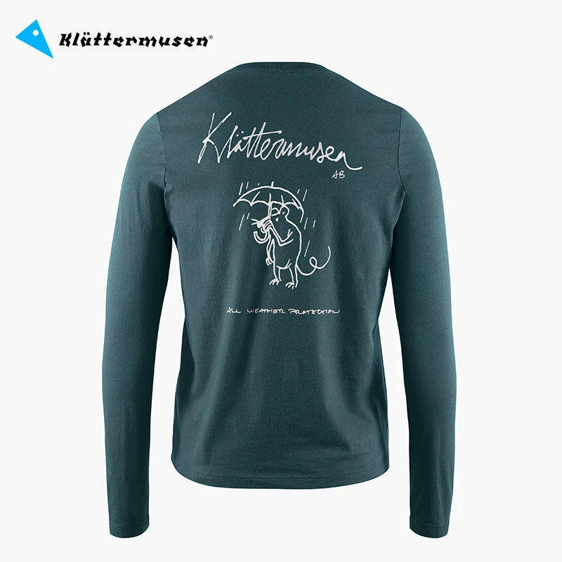 KLATTERMUSEN/攀山鼠10322如尼文打伞鼠版女长袖T恤-Runa