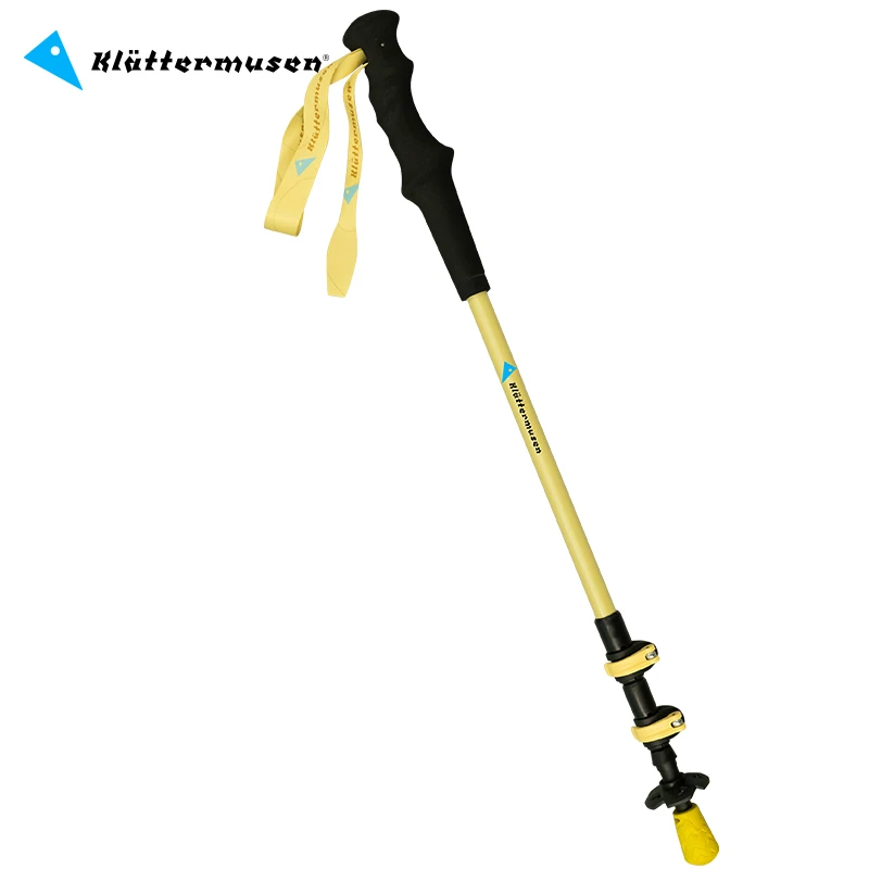 KLATTERMUSEN/攀山鼠【黄色】单只碳纤维登山杖【会员兑换】