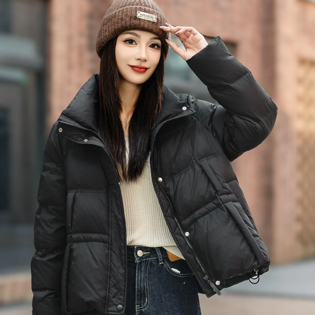 【小妹轻奢女装】欧版时尚轻奢洋气冬季保暖女士羽绒服6669