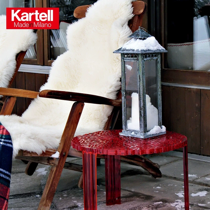 Kartell意大利进口装饰小桌子现代简约欧式T-TABLE茶几
