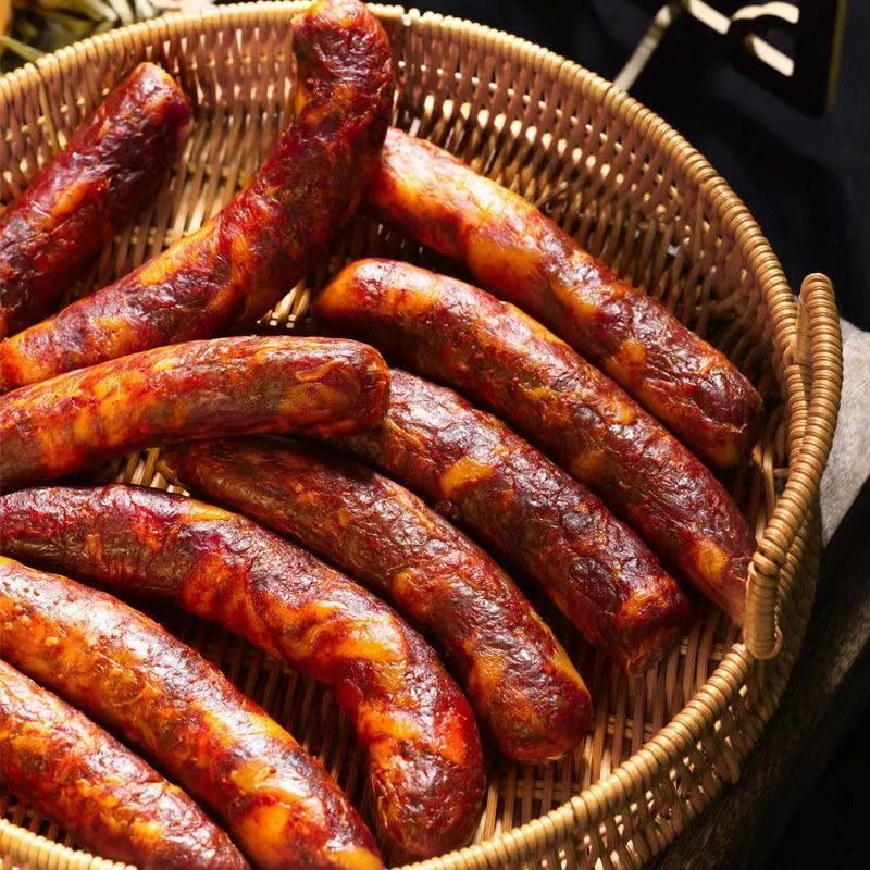 四川麻辣香肠腊肉腊肠特产农家手工腊味烟熏辣肠猪肉腊肉肠