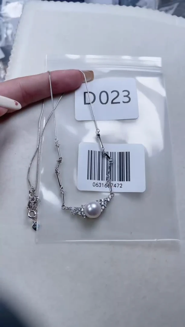 【闪购商品】海水珍珠套链银S925镶嵌D023