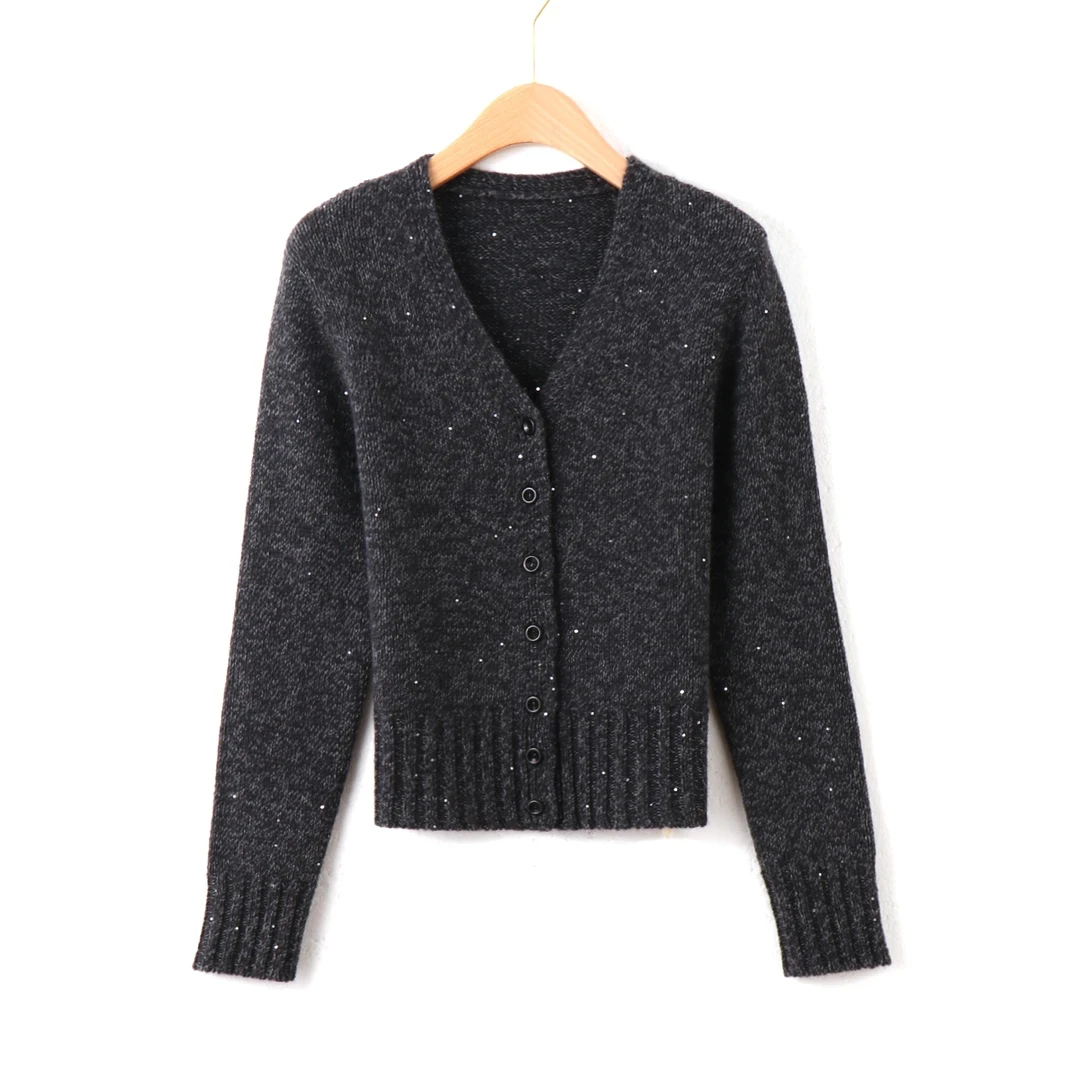 【星光魅影】2024年冬季新款气质显瘦高级感休闲时尚百搭开衫