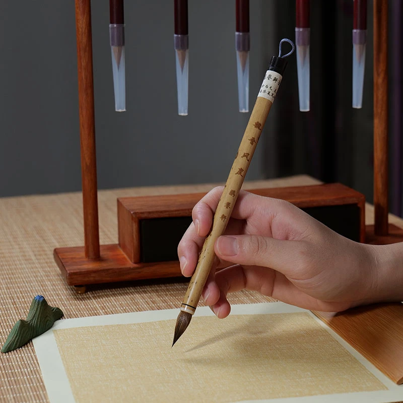 鹏誉轩【魏晋风度】纯动物毛制作紫毫狼毫狸尾羊尾苘麻二王行书用