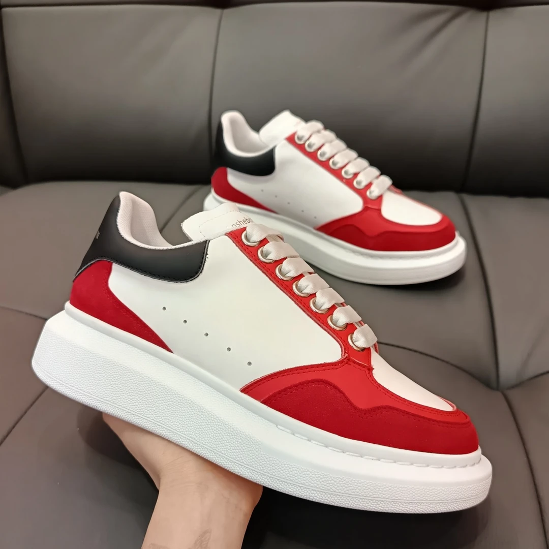 Anshebcr MQNCFFN昆昆同款透气学生低帮百搭潮流厚底学生皮情侣鞋