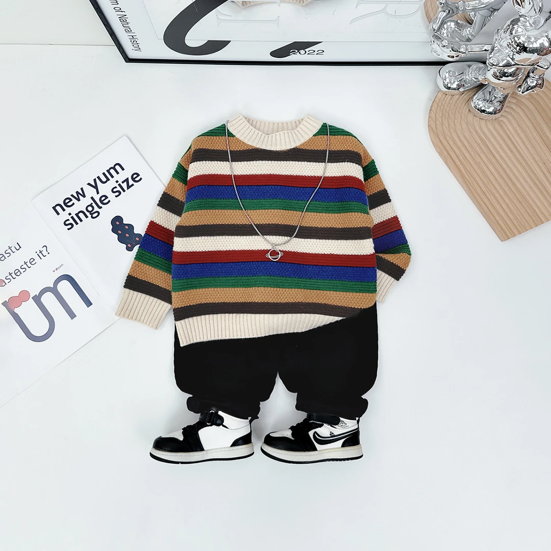 男童毛衣打底衫儿童衣服2024新款春秋装潮 D-YY2307 悠悠童话童装