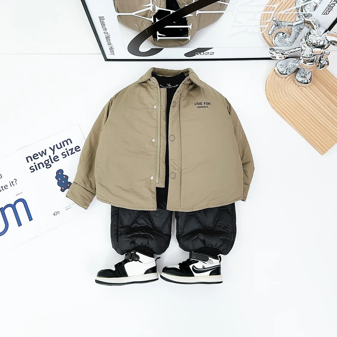 男童加厚外套秋冬款2024新款秋冬装儿童 D-BAO24052 悠悠童话童装