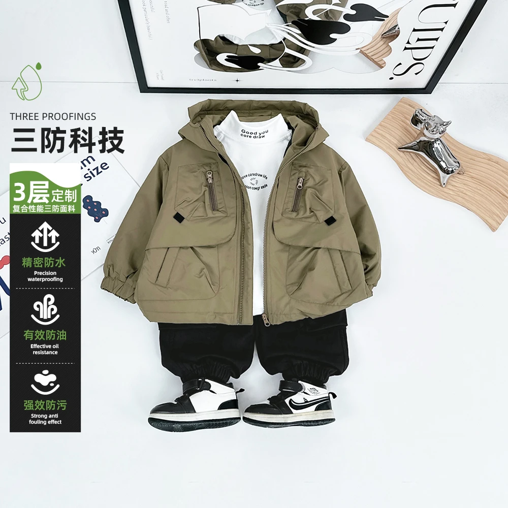 男童加厚外套秋冬款2024新款秋冬装儿童 D-AC24206 悠悠童话童装