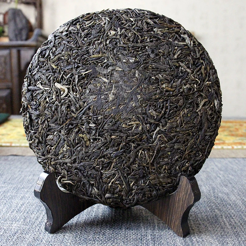 通用普洱茶 野象王古树生茶357g07年