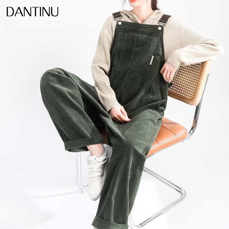丹媞奴孕妇背带裤孕妇裤孕妇裤春秋外穿潮妈套装宽松时尚连体休闲