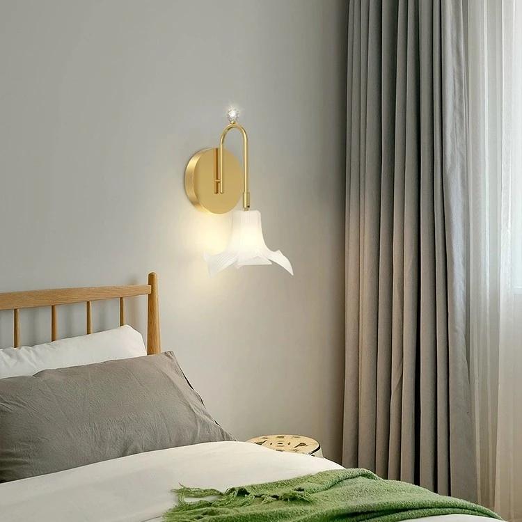 轻奢背景墙客厅创意走廊极简房间主卧个性墙灯简约壁灯床头灯北欧
