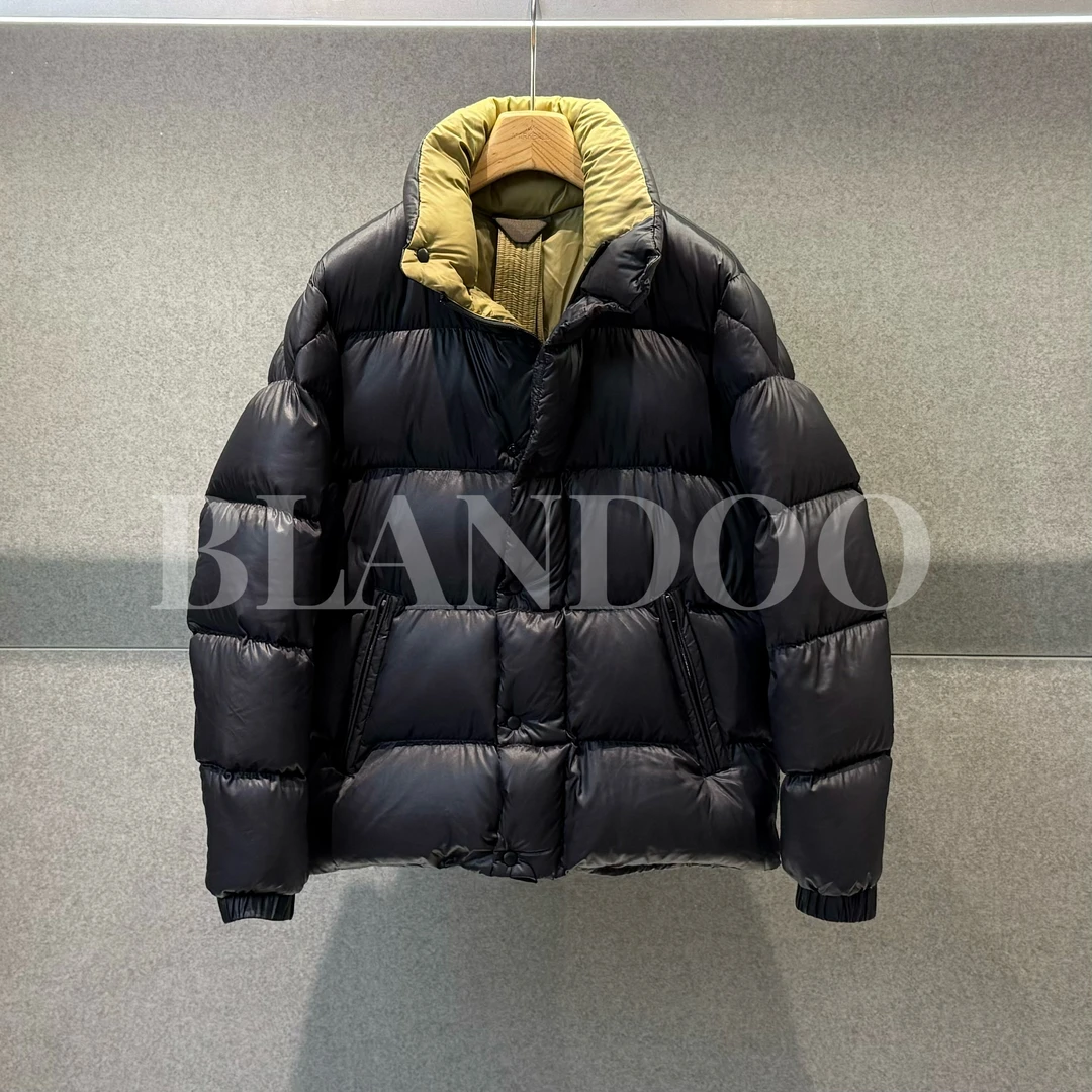 BLANDOO “绿胖子” 男士冬季轻奢保暖立领羽绒服BLT2488