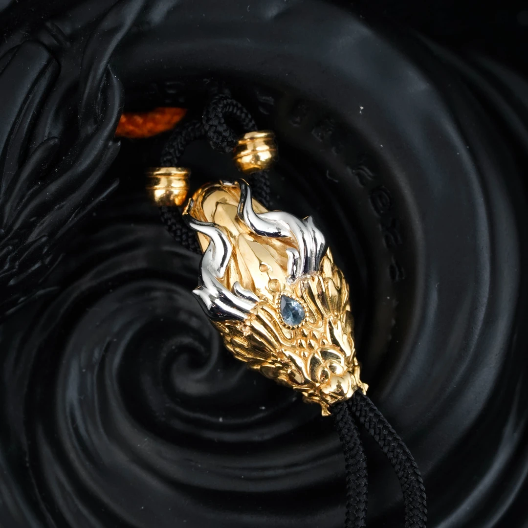 【启承严选】无垠 云升龙吟-化龙三通-全金版配饰  WY008