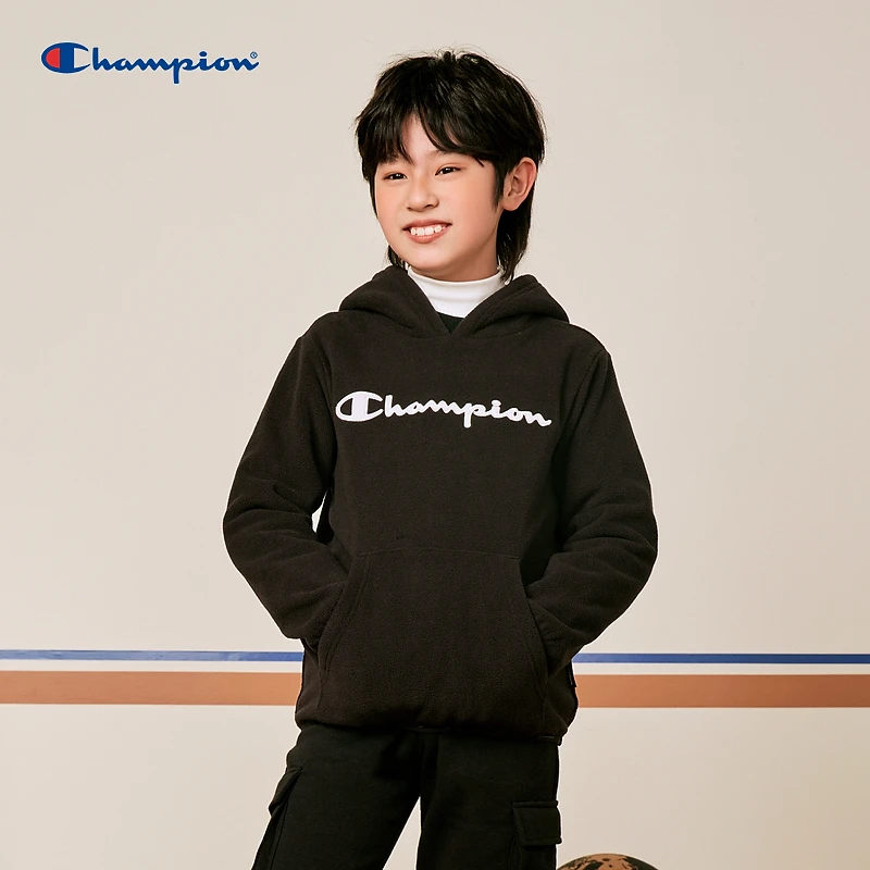 Champion卫衣装秋冬套头连帽美式经典薄绒EB-YSW32