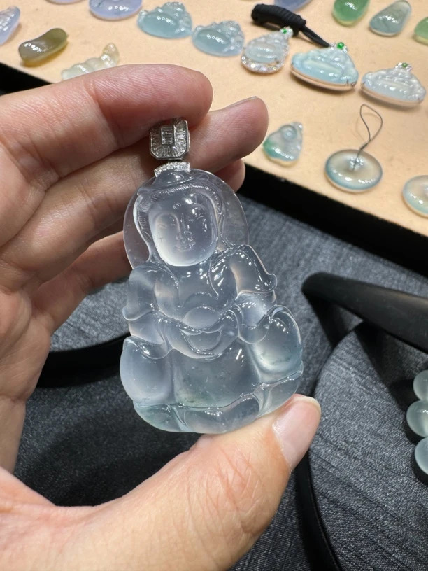 高冰种水正装观音