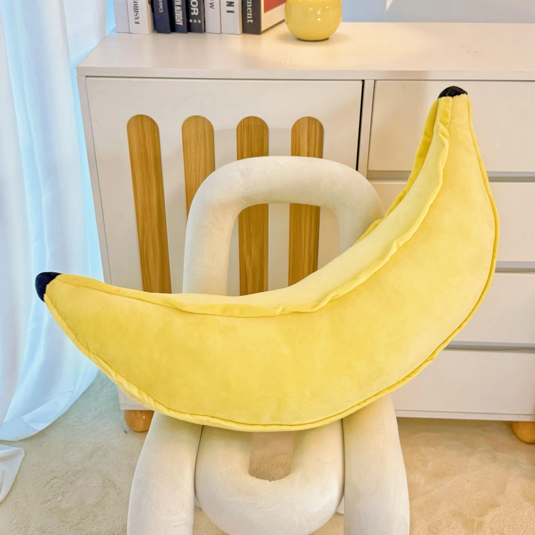 香蕉可爱毛绒公仔玩偶玩具抱枕布娃娃腰靠床搭子 有问题联系客服