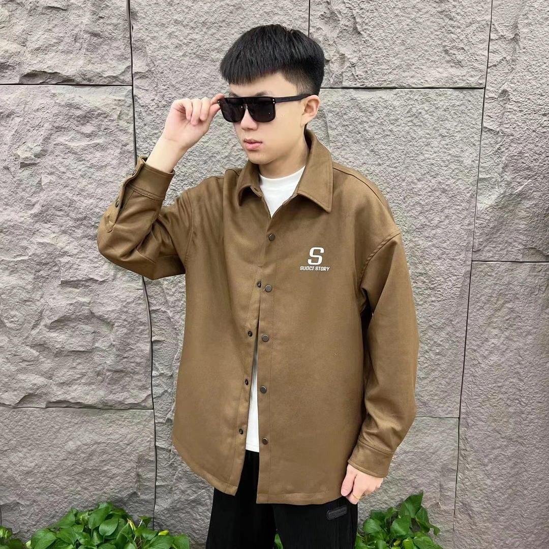 #23155-夹克 广州 杭派 秋季新款简约风百搭外套夹克