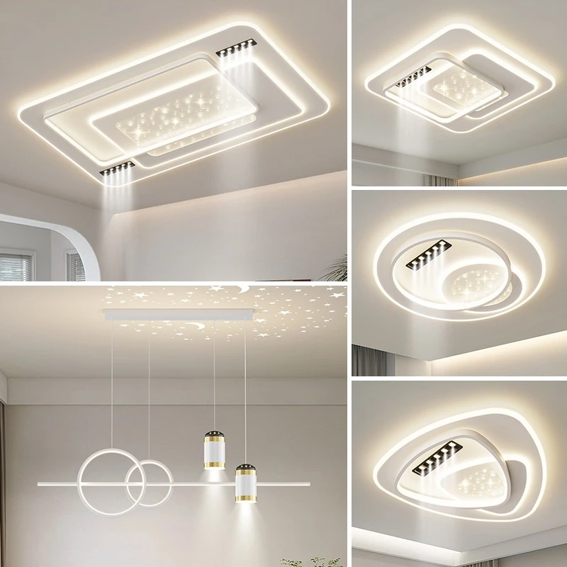 全光谱2024年新款客厅灯简约现代大气书主卧室房间灯led吸顶灯具