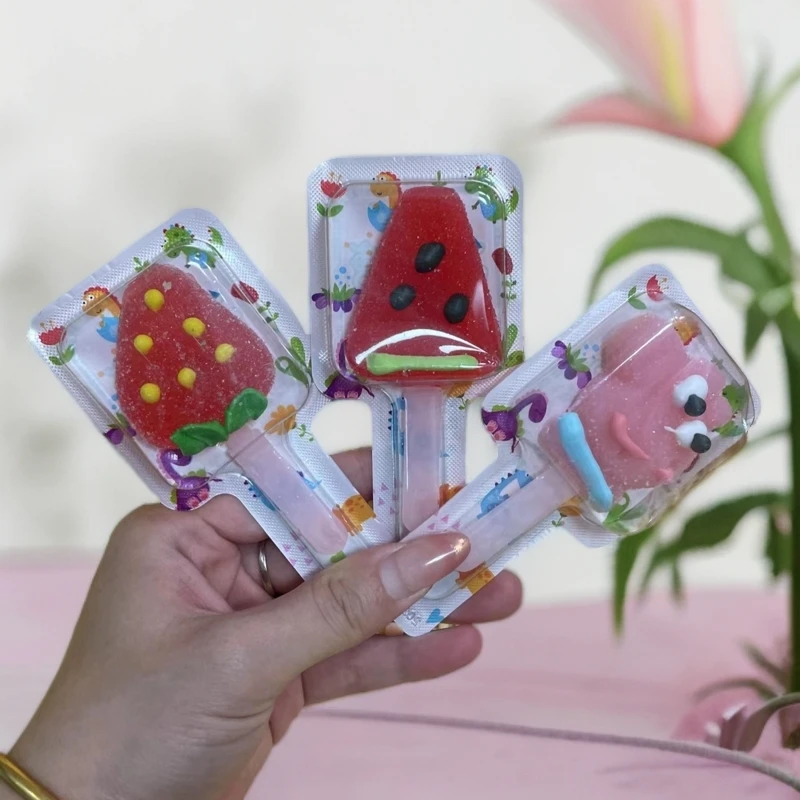 【直播拆】卡通糖果对对碰小猪佩奇高颜值趣味软糖棒棒糖好玩好吃