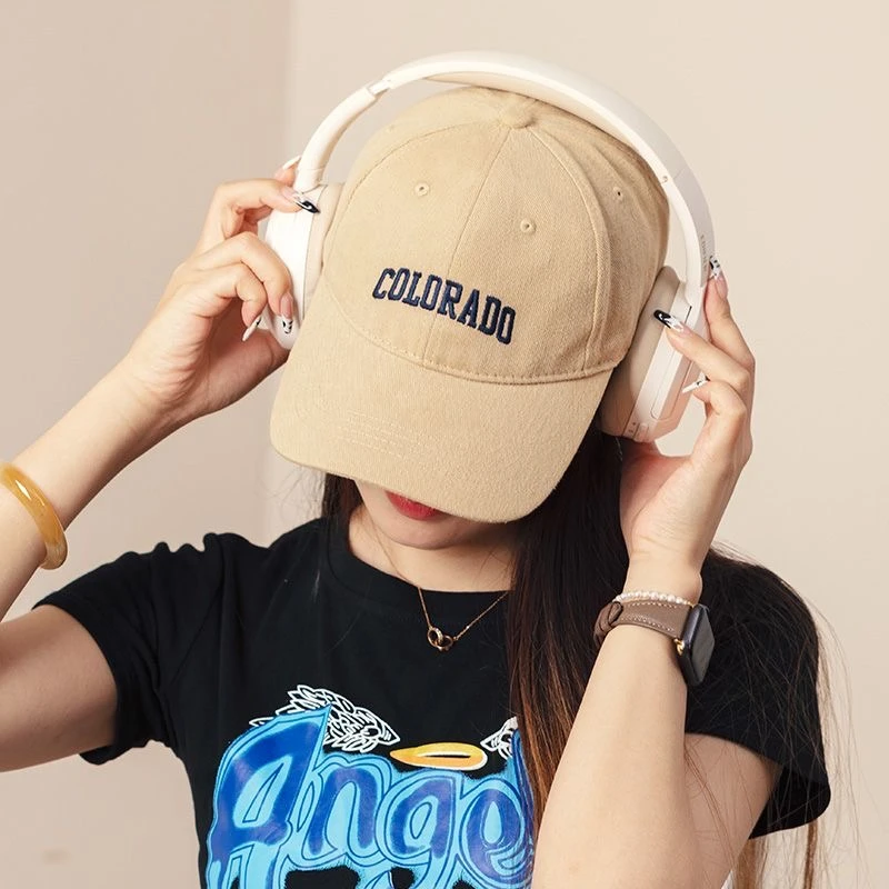 棒球帽春夏时尚百搭显脸小宽帽檐鸭舌帽半硬顶ins学生
