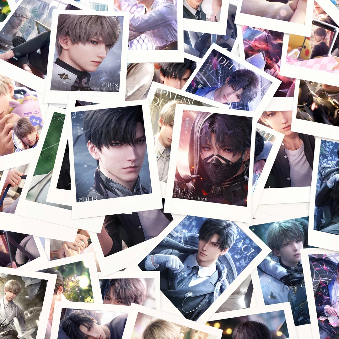 恋与深空黎深祁煜沈星回周边台历lomo卡片贴纸海报手帐日历拍立得