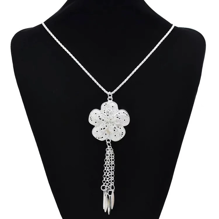 合金项链 【子惠创意馆】民族风腰带服装搭配傣族银色腰链项链配饰