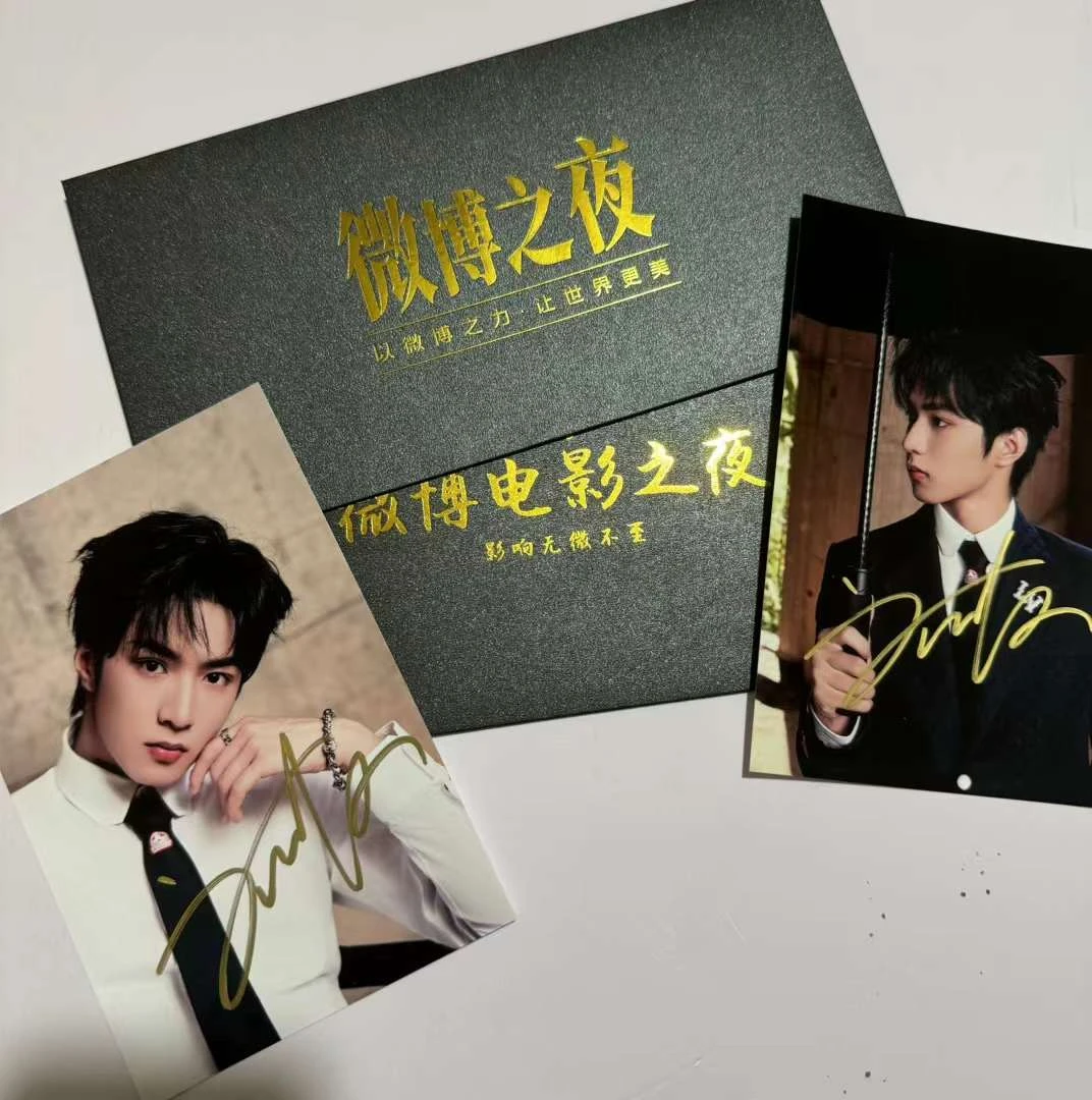 刘耀文 明信片6寸 签名照片 拍立得同款小卡亲笔应援周边