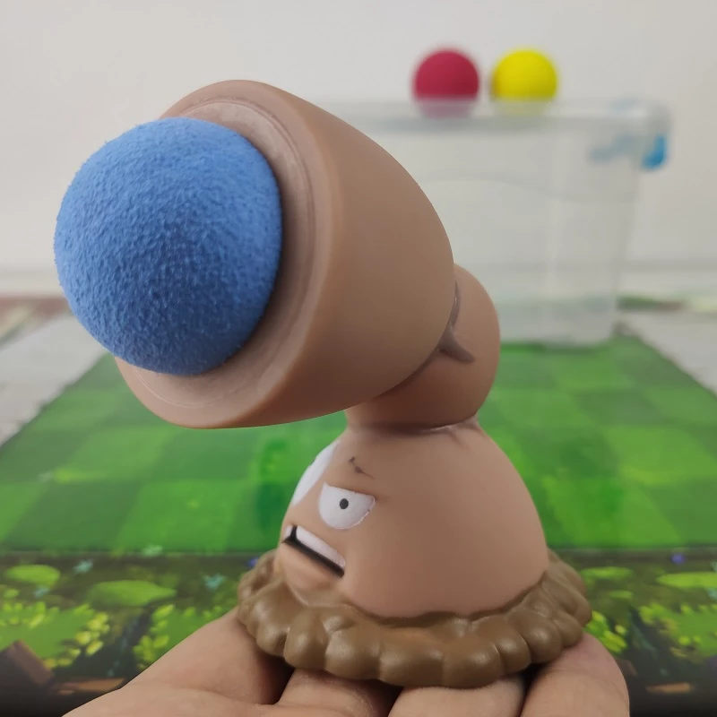 正版植物大战僵尸玩具软胶莲藕射手可发射仙人掌玉米柠檬豌豆礼物