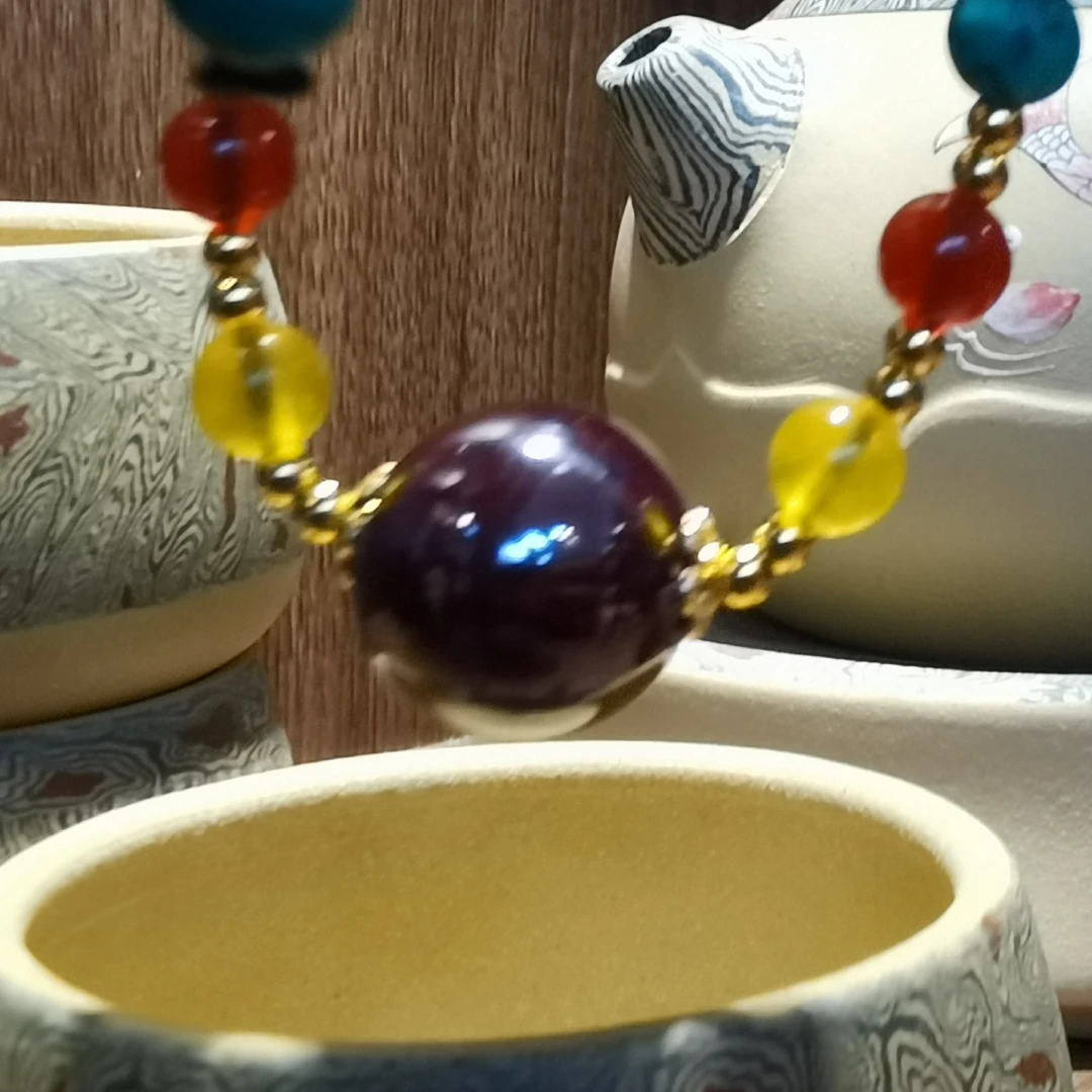 非金属莫桑石吊坠 九谷吉祥物单珠吊坠私人订制不退货