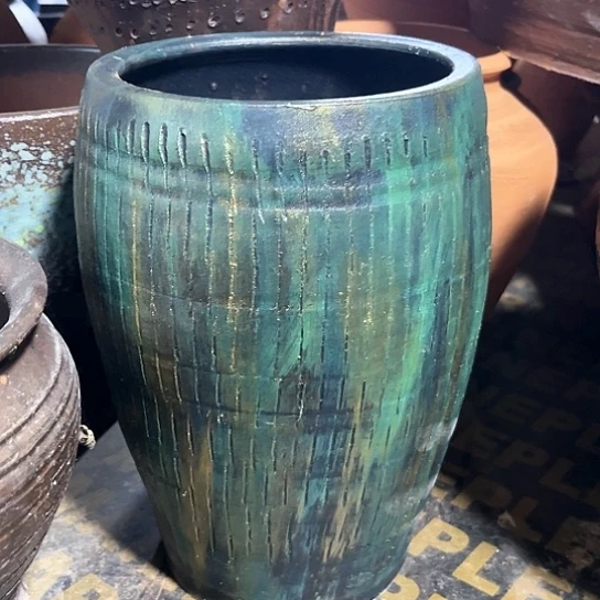 红陶20CM（含）-50CM（不含）24×16绿瑕
