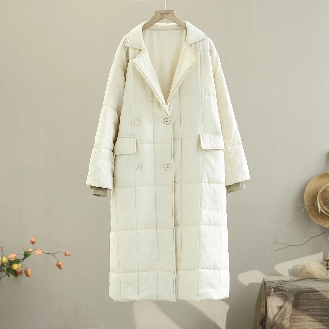 【纭季原创】衣长111新款休闲百搭棉服女a1944