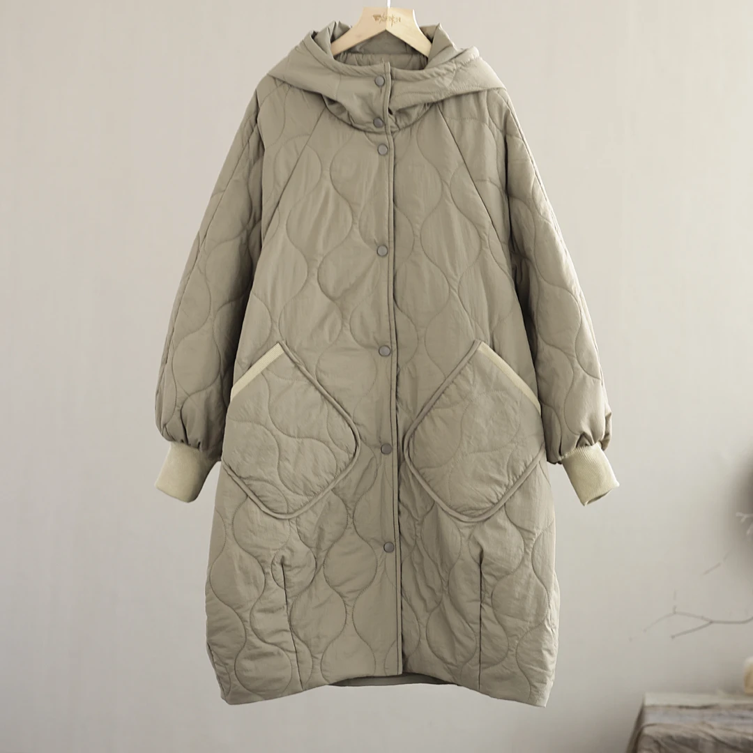 【纭季原创】衣长90-99 新款时尚百搭纯色棉服a1925