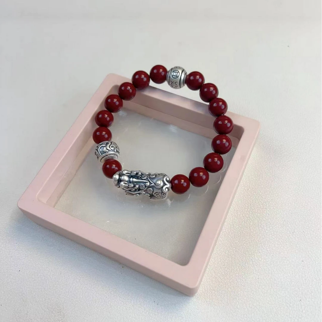 足银手链 039足银财源广进经典时尚百搭