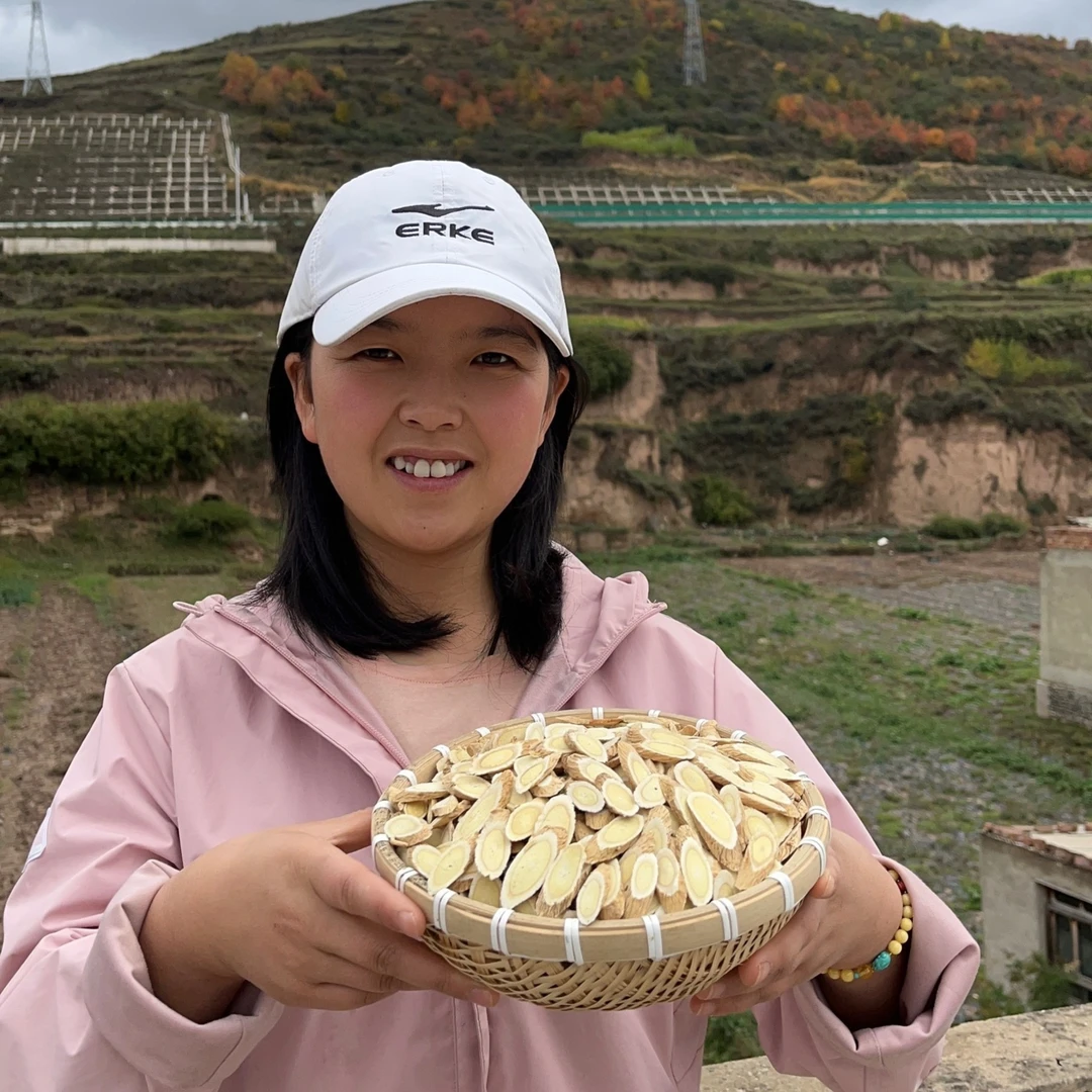 【精选种植黄芪】甘肃岷县原产地北芪1.2大片 灯儿推荐