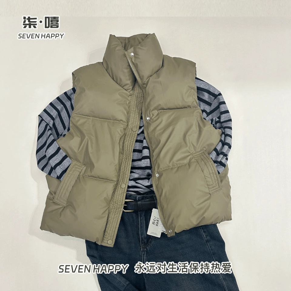 【柒·嘻】棉衣马甲·恒通韩国城柒嘻女装