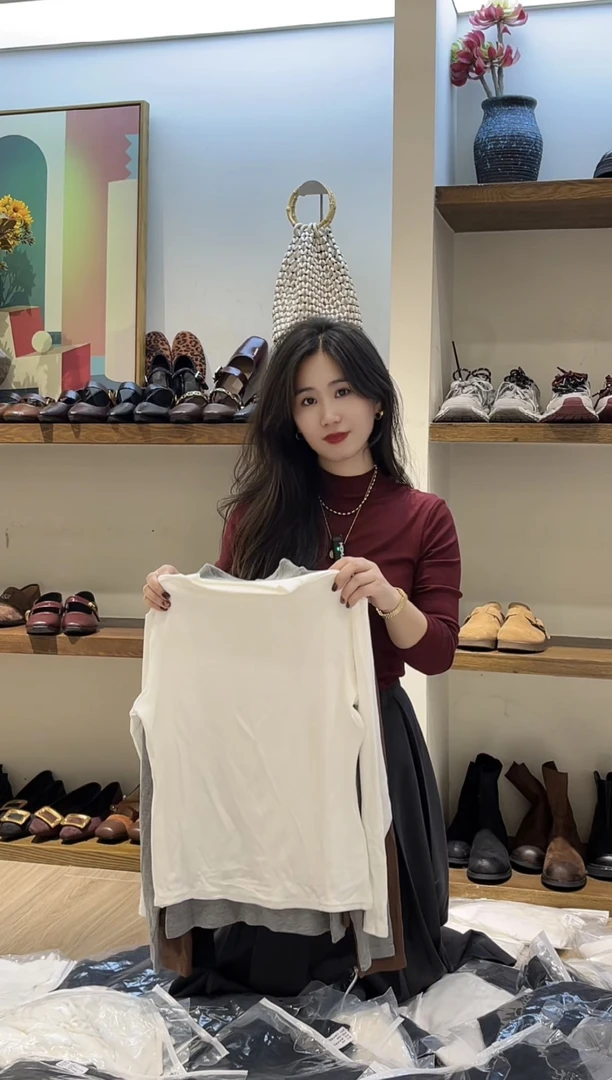 小立领长袖打底衫秋冬内搭加绒显瘦上衣