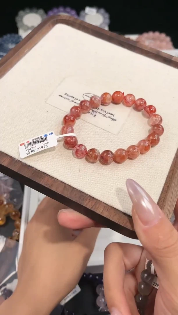 【闪购商品】水晶手链未镶嵌多样性发一胶花10m