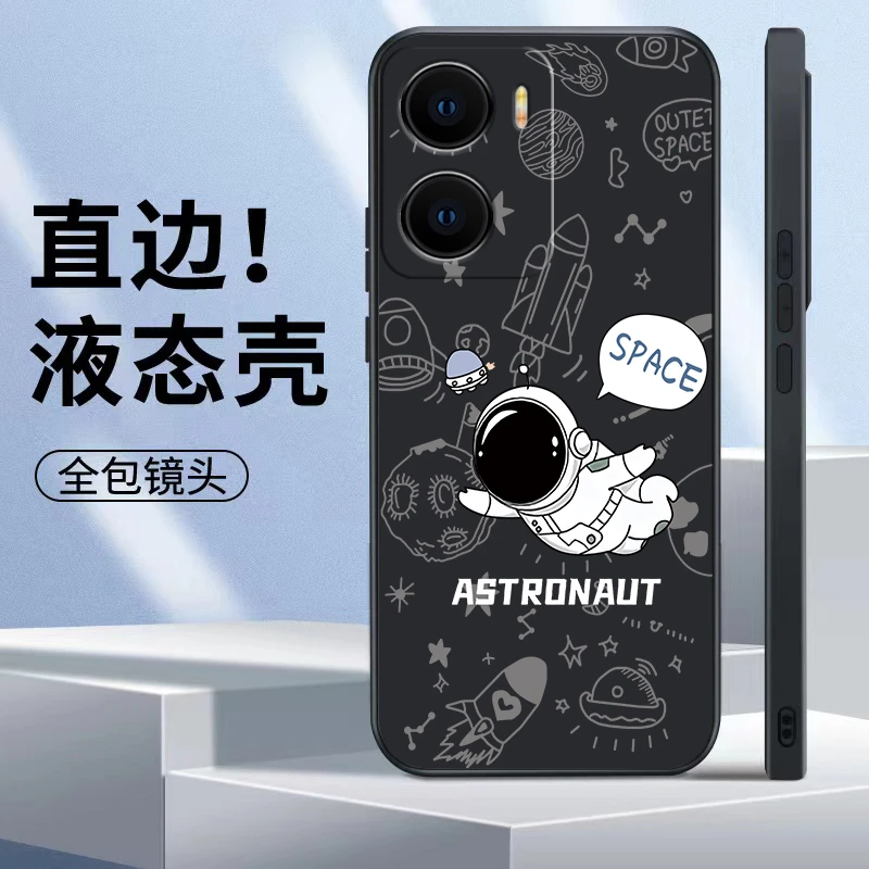 荣耀畅玩40PLUS手机壳时尚简约宇航员大气个性潮牌软壳