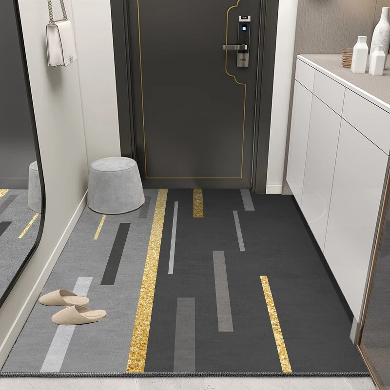 布迪思高端入户门地垫卫生间脚垫吸水防滑速干浴室垫子客厅地毯子