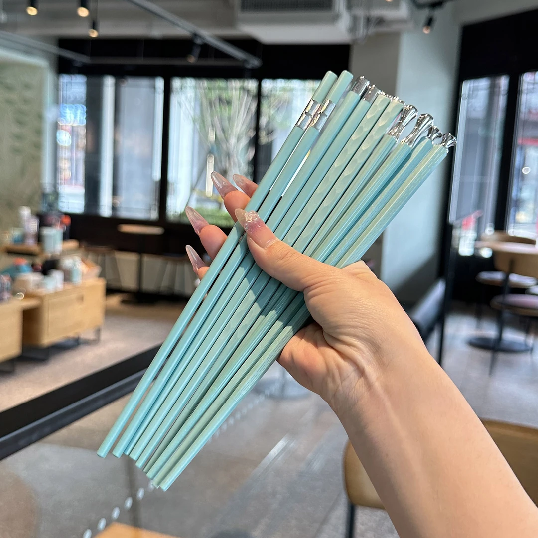 【主播补贴】2024新款家用高档筷子一人一筷分餐防滑防霉防潮耐摔