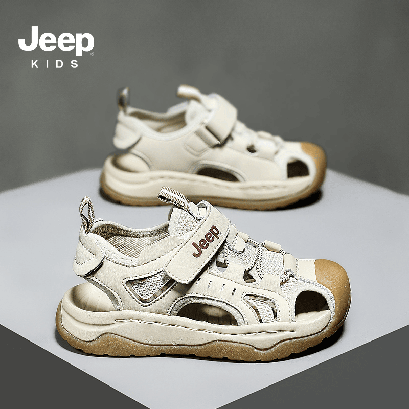 Jeep 夏季新款镂空凉鞋儿童休闲凉鞋防滑百搭男女童鞋 22AW6208