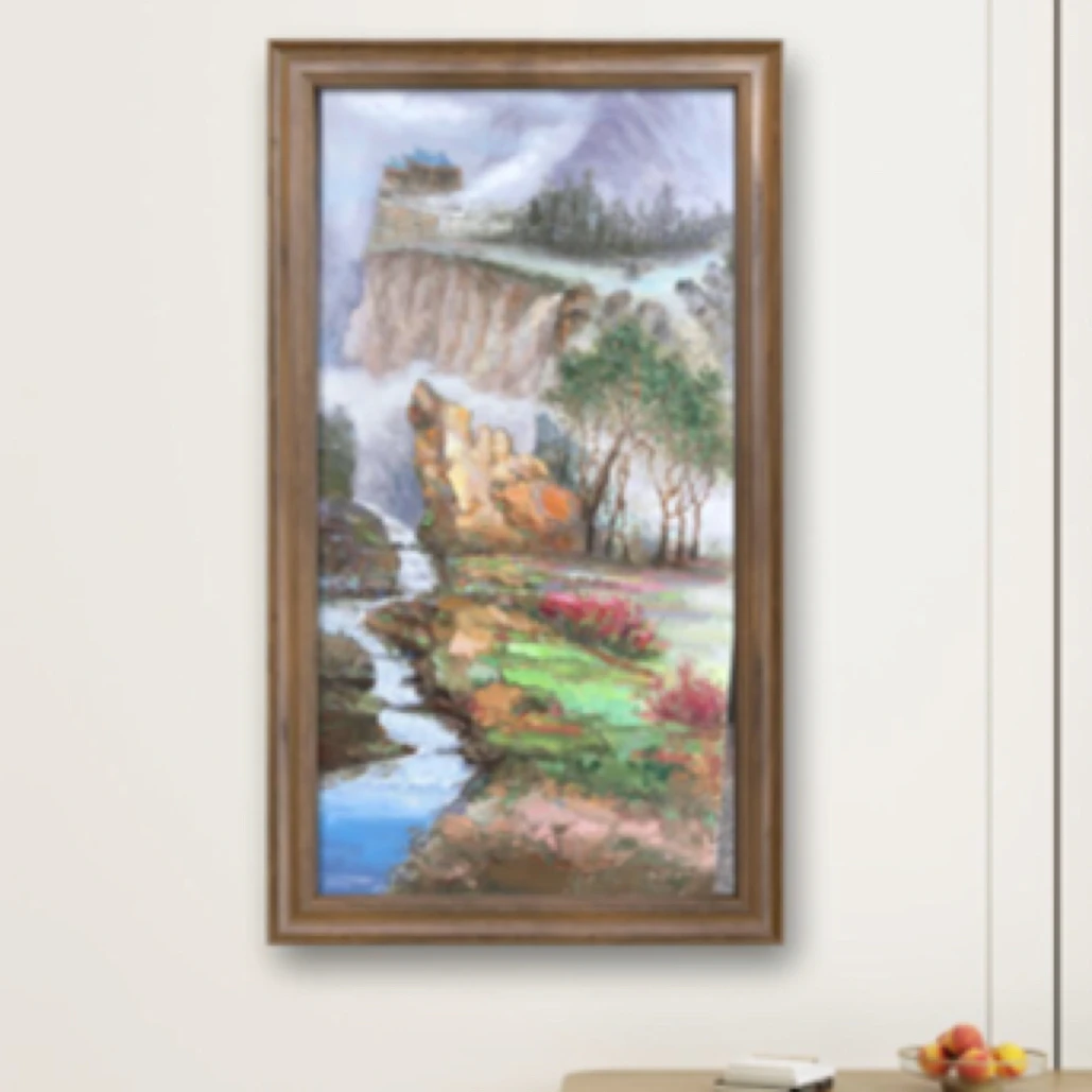 山水风景油画作品60/120