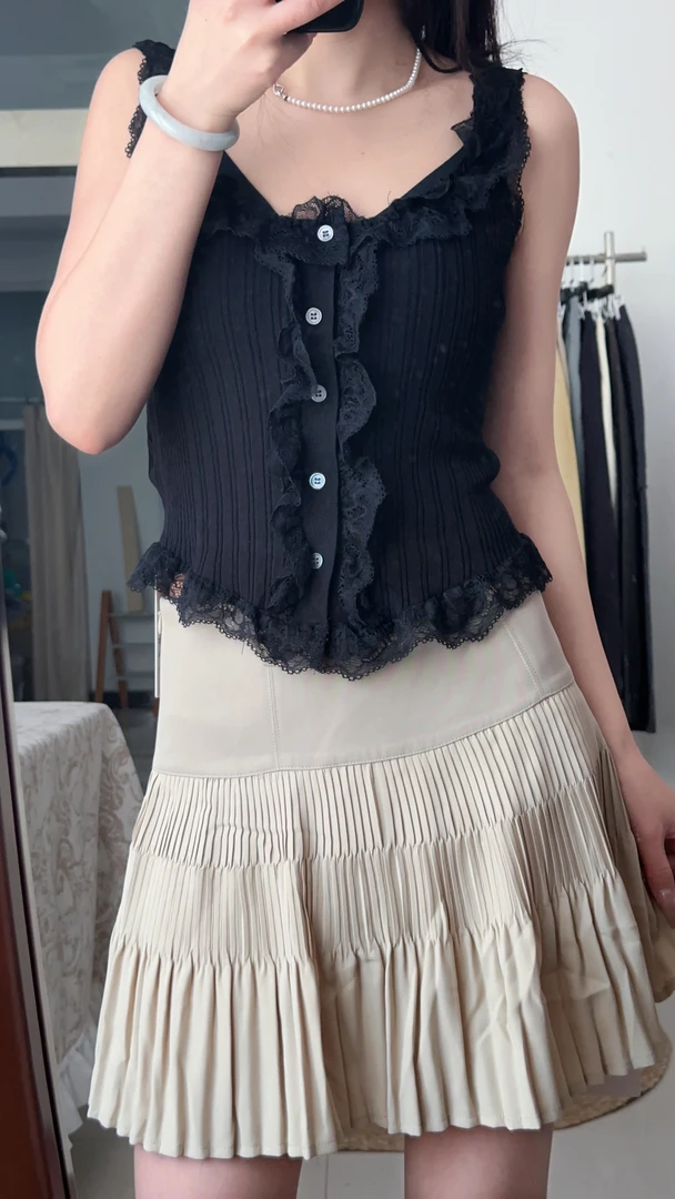 蕾丝纯欲内搭吊带背心夏季