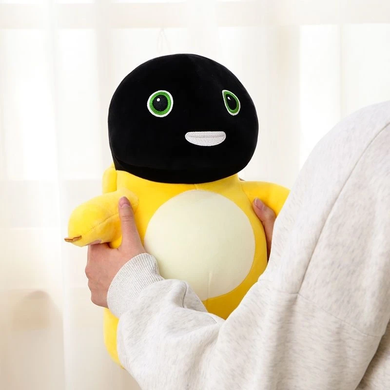 可爱黑脸奶龙毛绒玩具公仔恐龙玩偶搞笑儿童布娃娃生日礼物女孩