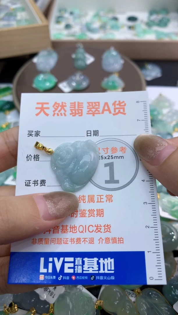 【闪购商品】翡翠颈饰未镶嵌111111111