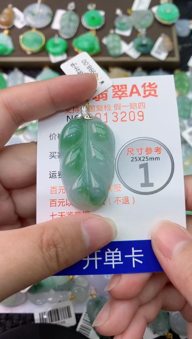 【闪购商品】翡翠颈饰18K金镶嵌111111111111