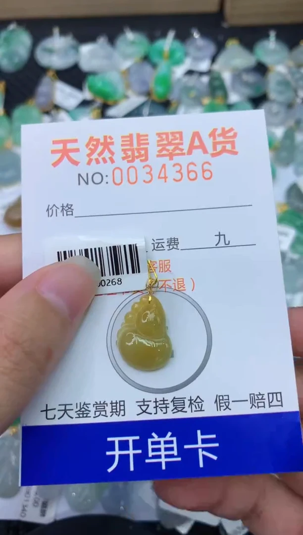【闪购商品】翡翠颈饰18K金镶嵌111111111111